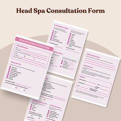 Japanese Head Spa Consultation Form: Personalize Your Treatment